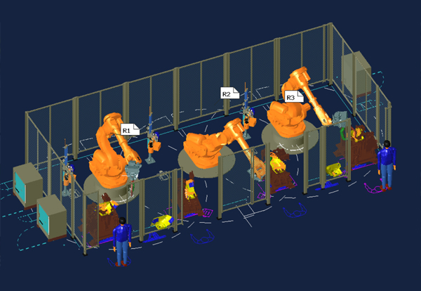 Front wheel cover subassembly line
